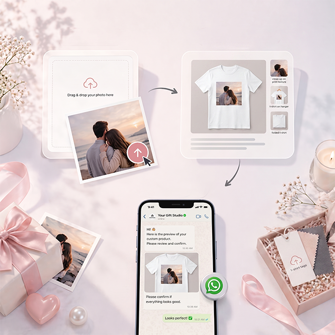 Round Neck T-Shirt Custom Print